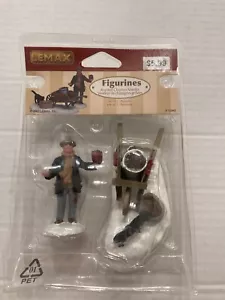 Lemax Figurines 2007 NEW #12945 Roasted Chestnut Vendor And Dog - Picture 1 of 6