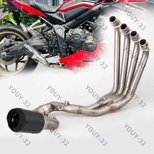 For Honda CBR650R CB650R F CBR650F Exhaust Muffler Full System Header Link Pipe - Picture 1 of 10