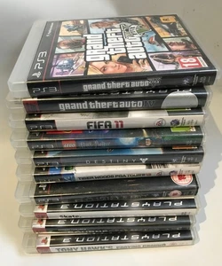 10x Empty Ps3 Game Cases Some With Manuals NO GAMES INCLUDED - Picture 1 of 1
