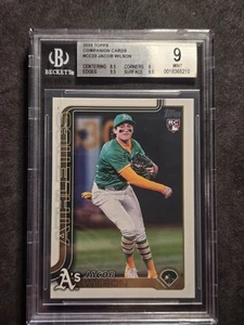 2025 Topps Jacob Wilson Companion Card Variation RC #CC-23 BGS 9 - Picture 1 of 2