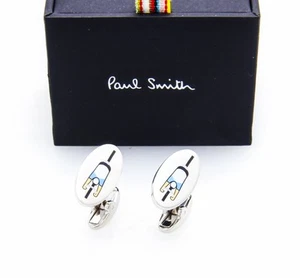 NEW PAUL SMITH CUFFLINKS - LUXURY 'CYCLIST' CUFFLINKS - RRP £159 - Picture 1 of 7