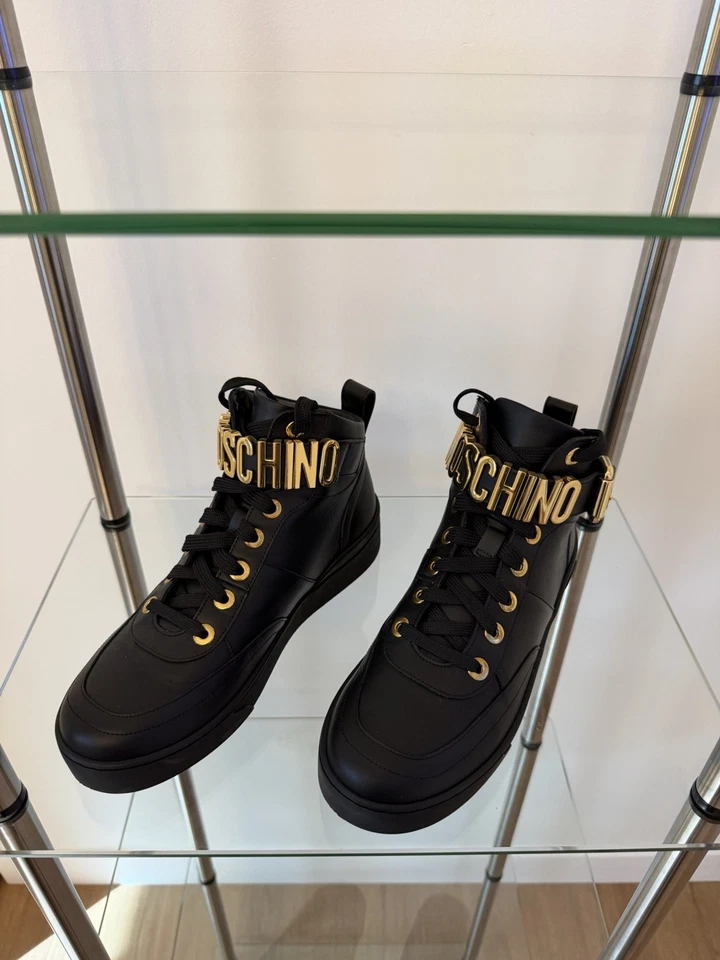 Brand New Moschino Black Sneakers - Image 1 of 4