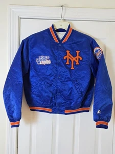 Vintage Starter Diamond Collection New York Mets Satin Jacket Youth Size Large - Picture 1 of 3