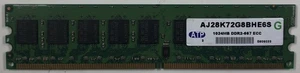 ATP AJ28K72G8BHE6S 1GB DDR2 Server RAM Memory - Picture 1 of 1