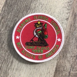 Alabama Florida Council Camp ALAFLO 1999 Boy Scouts of America Patch Vintage - Picture 1 of 4