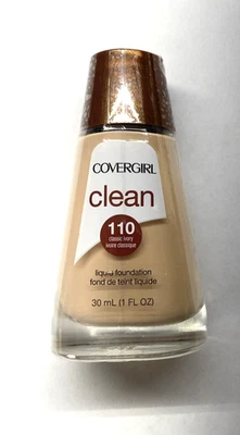 Covergirl Clean Liquid Foundation Normal Skin #110 Classic Ivory Sealed - Image 1 of 2