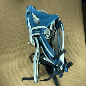 Kelty Kids Kid Carrier w/ Hiking Backpack Blue Standing Metal Frame - Picture 1 of 17