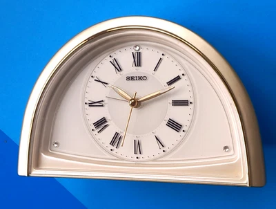 SEIKO ALARM CLOCK QUARTZ PERFECT SILENT WORKING, WITHOUT TICK, MADE IN JAPAN - Image 1 of 4