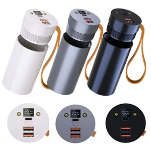 Banco de alimentación PD 22,5 W estuche de batería para 4680 4695 cargador rápido doble USB sin soldadura - Imagen 1 de 31