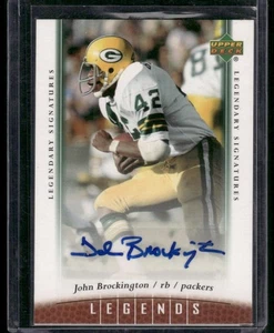 JOHN BROCKINGTON 2006 Upper Deck Legends Legendary Signatures Auto Autograph #99 - Picture 1 of 2