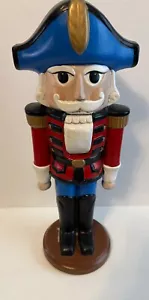 Estatuilla Cascanueces Pintada Cerámica 14" Alto - Imagen 1 de 6