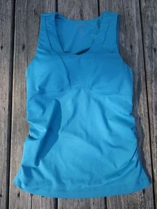 Athleta ~ türkisfarbenes unterstützendes Damen-Tanktop ~ Größe 34B Small - Bild 1 von 7