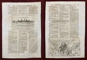 Ulcinj Antique Map Terrarum Orbis Lasor Savonarola Veduta 1713 - Picture 1 of 5