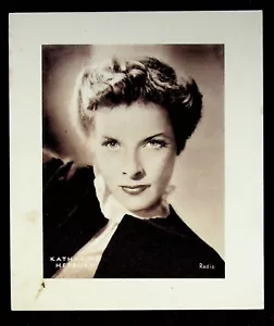 Revista de películas original de Katharine Hepburn de la década de 1940 retrato foto fija - Imagen 1 de 2