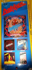 Dokken (2) Back For the  Attack 12" by 30" duplicate 1987 Promo Posters  - Bild 1 von 12