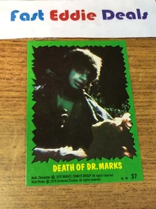 TOPPS 1979 THE INCREDIBLE HULK BUBBLEGUM CARD 37 BILL BIXBY LOU FERRIGNO MARVEL - Bild 1 von 2