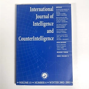 International Journal of Intelligence & CounterIntelligence Vol 15 #4 2002-2003 - Bild 1 von 5