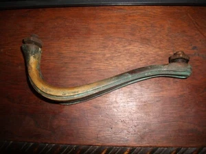 Tirador de manija de puerta delantera exterior de latón con palanca de pulgar-cilindro incluido + 2 llaves - Imagen 1 de 7