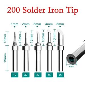 For ATTEN / QUICK High-Frequency Soldering Station solder Iron Tip 200 series 