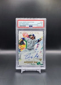 2020 Topps Inception Rookies & Emerging Star #AK Anthony Kay Signed  /245 PSA 10 - Picture 1 of 2