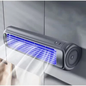 Ventilatore da Parete Condizionatore Silenzioso Ricarica Portatile Casa ufficio - Foto 1 di 11