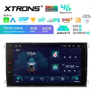 For Porsche Cayenne 2003-2010 Android 14 9" Carplay Car Stereo Radio GPS 4+64G - Picture 1 of 18