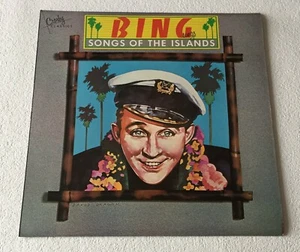 BING CROSBY ~ SINGS SONGS OF THE ISLAND ~ 1978 UK 20-TRACK MONO VINYL LP RECORD - Picture 1 of 6