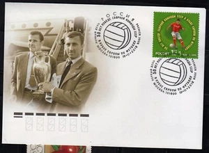 Russia 2010  Mi#1690 50 anniv. of Victory in Soccer Euro Cup  FDC 1 stamp - Picture 1 of 1