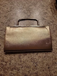 Vintage 60s Garay Handbag Purse Clutch Gold Evening Snap Closure (Small Blemish) - Picture 1 of 11