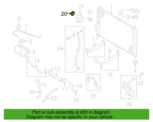 ( 1 ) GENUINE GM 96143112 Thermostat Housing Gasket/Seal - Picture 1 of 2