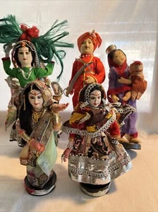 Vintage Porzellan/Stoff Indianerpuppe Lot - Bild 1 von 18