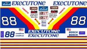 # 88 Executone March 83G Group C 1/43rd Scale Slot Car Decals - Imagen 1 de 7