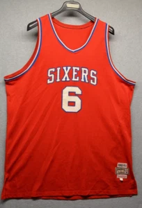 Julius Erving Mitchell & Ness 1982-83 Sixers Jersey Size 56 2XL Made in USA - Picture 1 of 9
