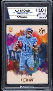 2019 Panini Chronicles #GK40 A.J. Brown MGS GRADED 10 GEM MINT RC 🔥 ROOKIE Card - Picture 1 of 2