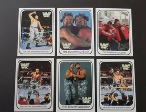 The Bushwhackers 1991 Merlin German Card WWE WWF WCW Wrestling - 6 cards - Picture 1 of 8