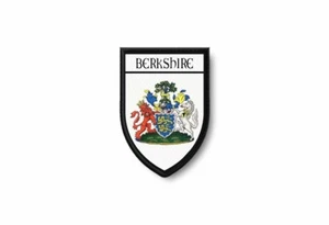 Patch printed shield embroidery border badge souvenir flag county berkshire r2 - Picture 1 of 1