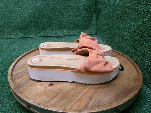 Sandali UGG Australia Joan girasole fiocco arancione plateau taglia 8 5 US 1019868