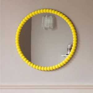 Graham and Green Freya Yellow Wall Mirror - Picture 1 of 4