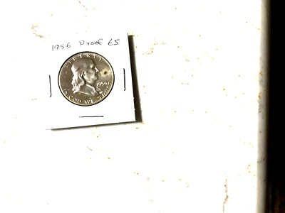 1956 Franklin half dollar,PROOF - Image 1 of 2