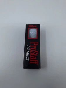 Vintage Wilson Prostaff (Pack of 3) Surlyn Covered White Golf Balls - Picture 1 of 5