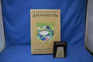 Frogger Atari Computerspiel Patrone und Box - Vintage Computerspiel - Bild 1 von 1