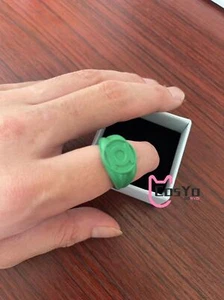 Super Hero Green Lantern Rings Trendy Jewelry Men Women Ring Adjustable Gift - Picture 1 of 4