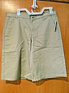 KHAKI Chino Dockers SHORTS~Approved Uniform~Boy's HUSKY 32~NEW w/tags - Picture 1 of 2