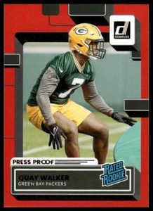2022 Donruss #P-356 Quay Walker Green Bay Packers Football Card - Picture 1 of 2