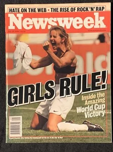 1999 JULI NEWSWEEK MAGAZIN MÄDCHEN REGEL! INSIDE THE WORLD CUP VICTORY KEIN ETIKETT - Bild 1 von 6