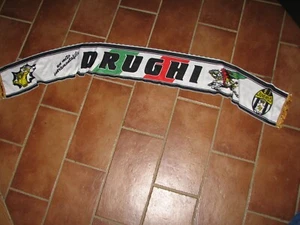 Vintage Juventus Drughi  scarf sciarpa '90 football soccer jersey shirt trikot - Imagen 1 de 2