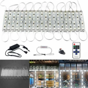 5054 SMD 6 LED Module Strip White Light For STORE FRONT Window Sign Bar Lamp Kit - Picture 1 of 15
