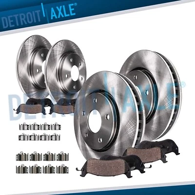 Front Rear Disc Rotors Ceramic Brake Pad for Dodge Grand Caravan Journey Ram C/V - Image 1 of 4