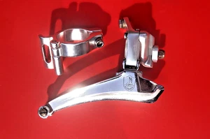 VINTAGE CAMPAGNOLO ATHENA/CROCE D'AUNE FRONT DERAILLEUR,BRAZE OR BAND ON,EXC CON - Picture 1 of 5
