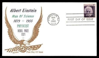 Mayfairstamps US FDC 1966 New Jersey Albert Einstein Khol Kraft First Day Cover - Image 1 of 2
